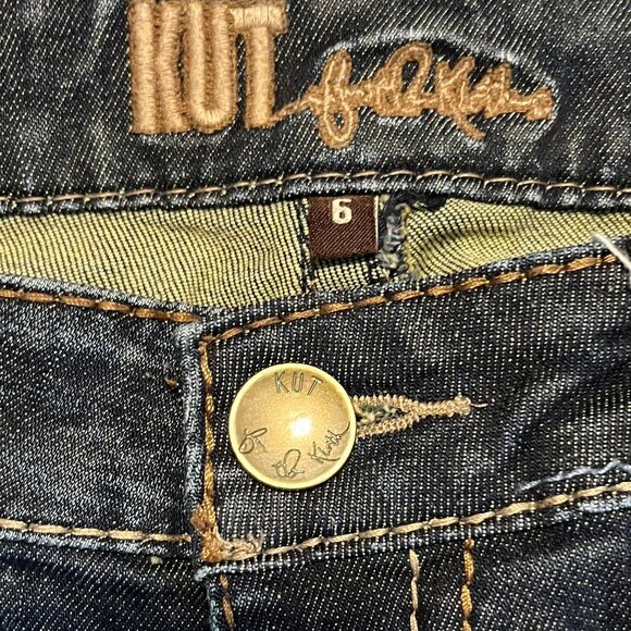 KUT So Low Jeans, Women's Size 6, KATE Low Rise Boot Cut - Picture 7 of 16